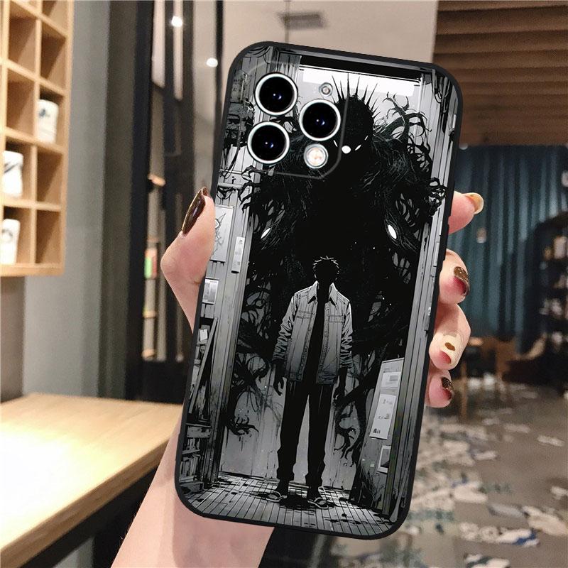 Чехол для телефона Carcasa Funda Для iPhone 17 Pro Max Air 16 15 14 13 Pro Max 15 16 Pro 15Plus Ужасы Аниме Девушка Чехол
