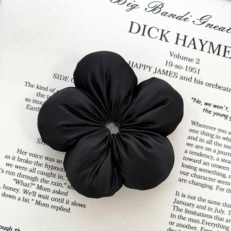 Преувеличенные большие цветочные резинки для волос головной убор для женщин и девочек модная эластичная повязка для волос милые универсальные аксессуары для волос подарки