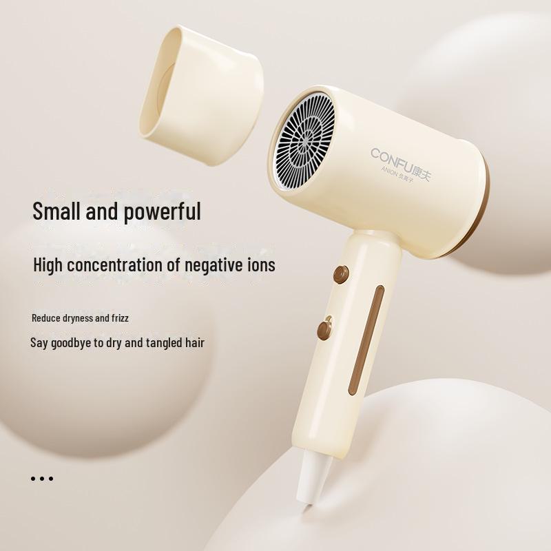 Фен высокой мощности Kangfu: Отрицательные ионы, быстросохнущий, сильный ветер для дома и путешествий