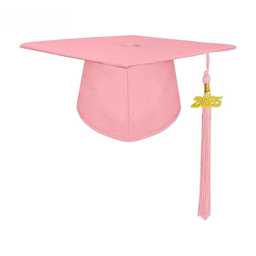 Doctor 2025 Graduation Cap Master Trencher Cap Durable Academic Hat with Tassels Graduation Season