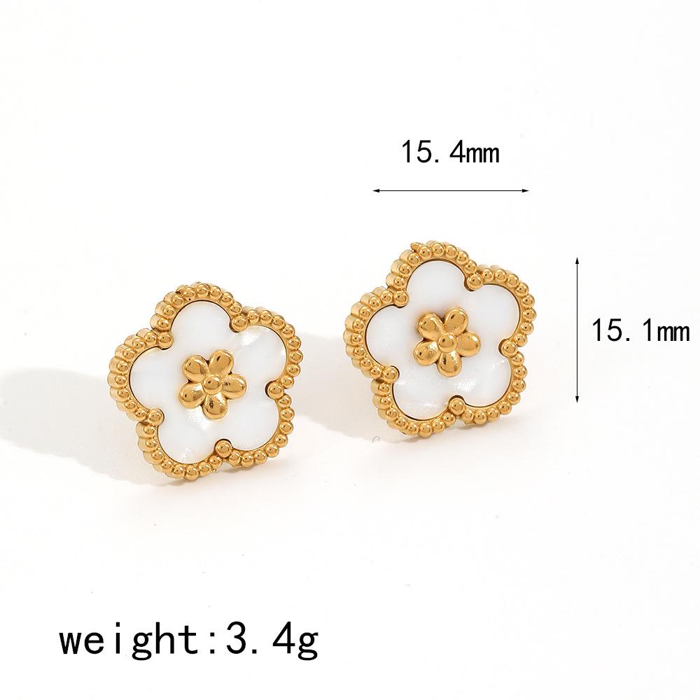 Браслет Liquan из 18-каратного золота с пятью цветами из нержавеющей стали, модный женский универсальный высококачественный браслет из рябчика, не выцветает