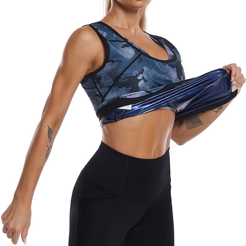 Женщины Фитнес Пот Сауна Формирователи Тела Для Похудения Майка Брюки Талия Тренер Корректирующее Белье Корсет Тренажерный Зал