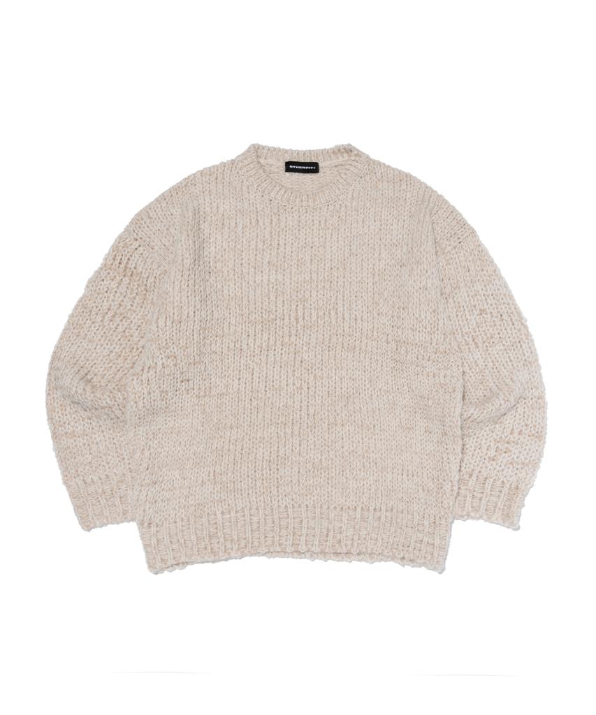 OTHERFITS Alpaca Round Wool Knit (Ivory)