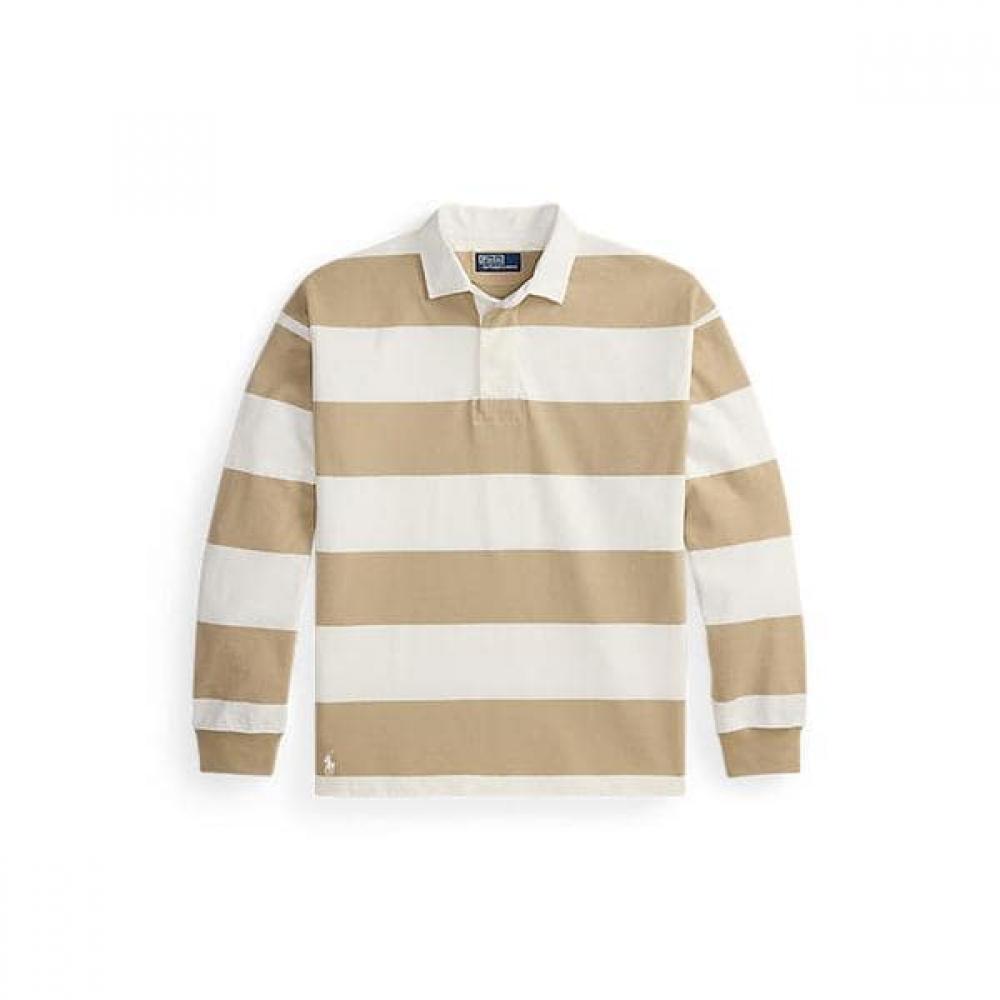 Polo Ralph Lauren Мужская полосатая рубашка для регби большого размера Mnpokni16825073101