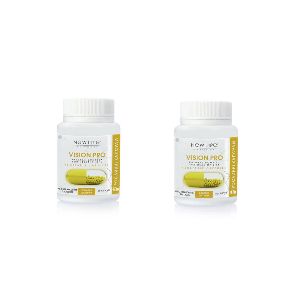 Vision Pro с Лютеином New Life Добавка Диетическая (Здоровье Глаз, Поддержка Зрения)