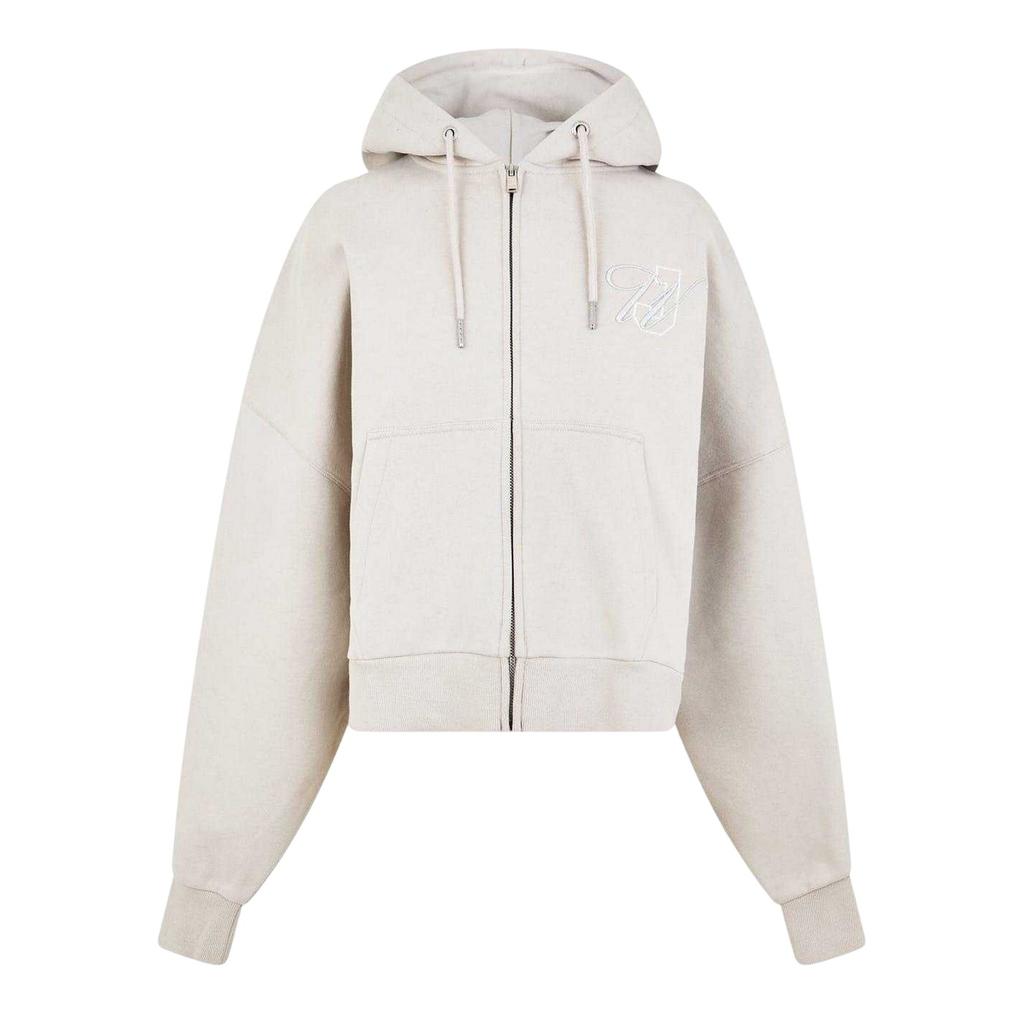 Jack Wills Girls Emblem Cotton Blend Embroidered Drawstring Hoodie