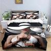 Черно-белые комплекты постельного белья с принтом, набор постельных принадлежностей, пододеяльник, комплект одеял, комплект постельного белья, роскошный подарок, модный, новый, женщина-сексуальный