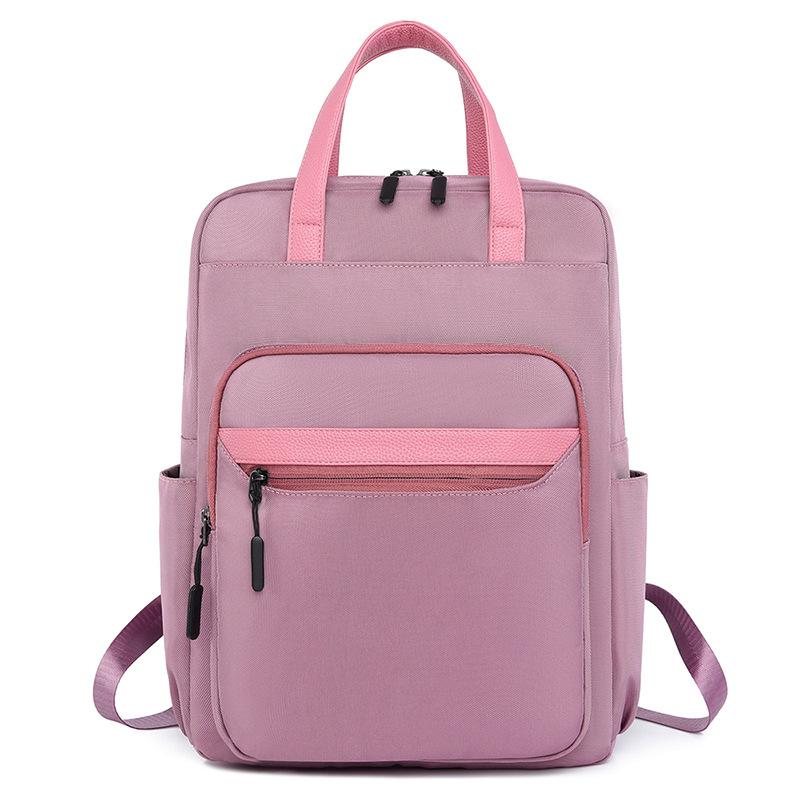 Легкий и снижающий нагрузку студенческий школьный рюкзак, брызгозащищенный, большой вместимости, простой женский рюкзак, рюкзак для компьютера, износостойкий, многофункциональный