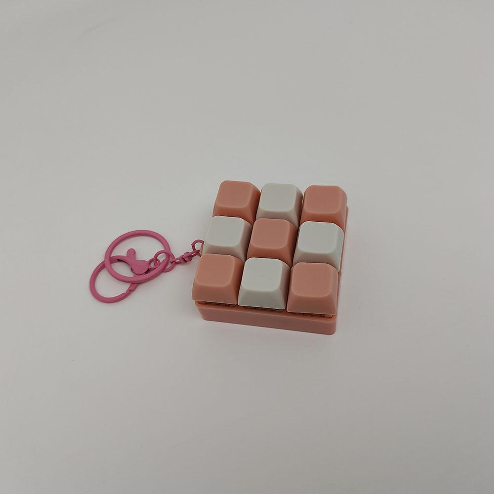 Брелок-клавиатура для снятия стресса - Игрушка-непоседа со звуковыми эффектами, Идеально подходит для сувениров на вечеринку и подарков, Фиолетовый