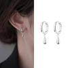 Small Water Drop Earrings Simple Alloy Metal Women Girls Wedding Party Hoop Earrings Jewelry Gift