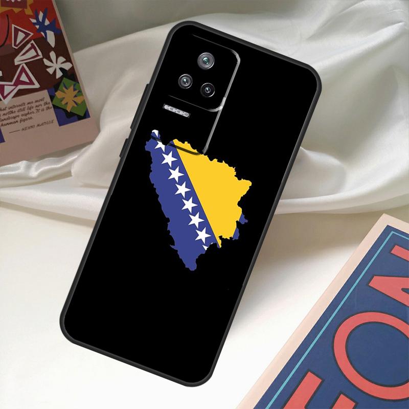 Bosnia Flag Funda For POCO M6 Pro X3 X4 X5 X6 M5s F3 F5 Xiaomi 13T Pro 12T 11T 12 13 Lite 14 Ultra Case