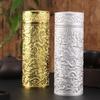 Pure Silver 9999 Thermal Water Cup - Nine Dragon, Hundred Blessings, Dragon & Phoenix Design
