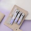 Portable Nail Clipper Set Gradient Color Nail Clippers Stainless Steel Manicure Pedicure Professional Nail File Manicure Kit