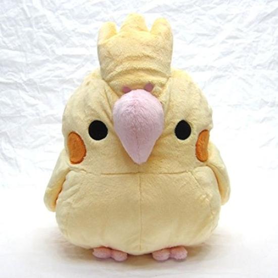 Hamee TST ADVANCE Munyum Cockatiel Plush XL Size Toy, Lutino, Yellow,