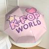 1 шт. Зонт с узором K-Pop World, Автоматическое открытие и закрытие, Качественный дорожный зонт, c1128091