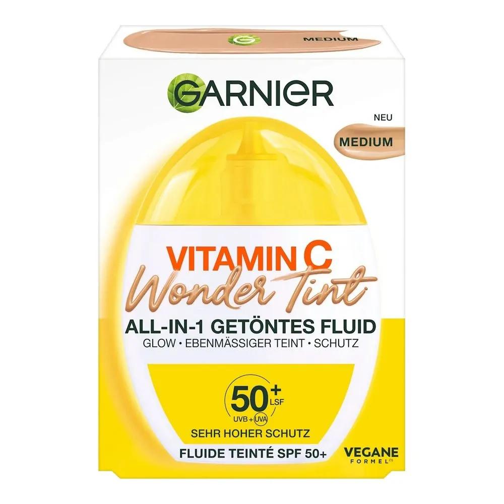 Garnier Vitamin C Wonder Tint All-in-One Fluid LSF50+ Medium 40ml