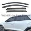 1 комплект Совместимо с Volkswagen T-Roc 2018-2024 Дефлекторы окон (ветровики) Формованные Утолщенные Защита от дождя на окна Модификация Ac