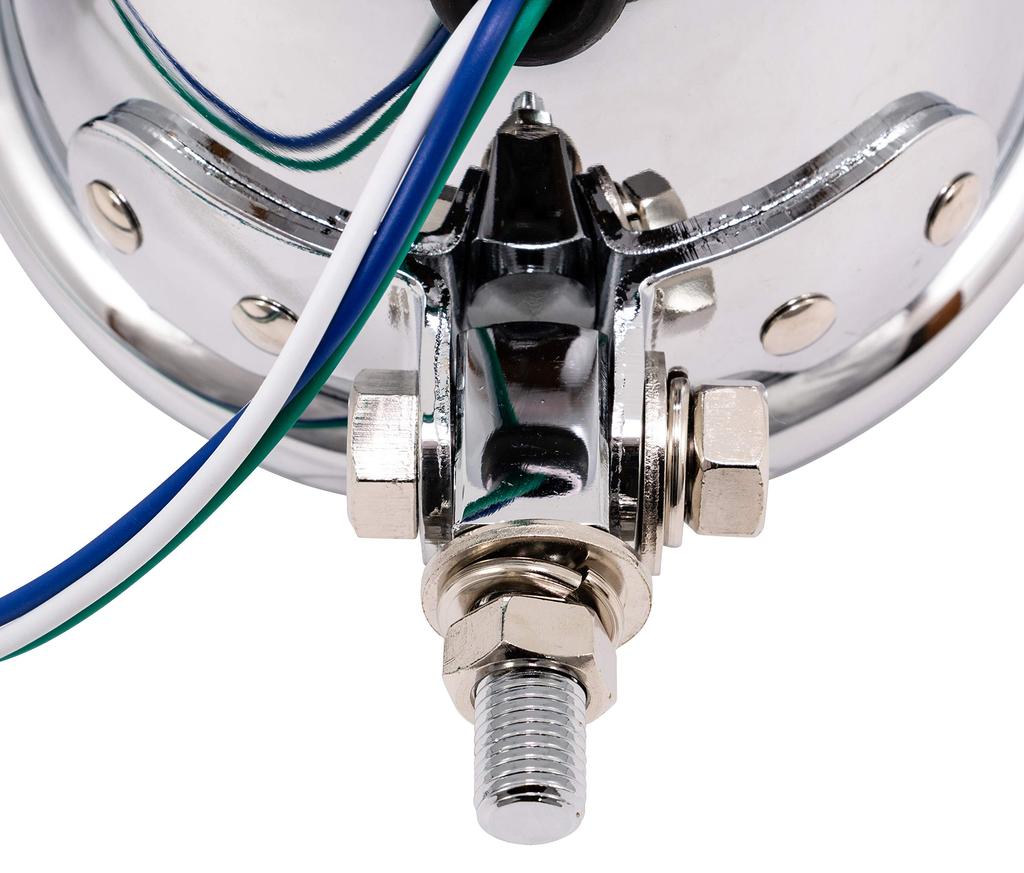 2%er Headlight Bate Light 4.5" Chrome Universal