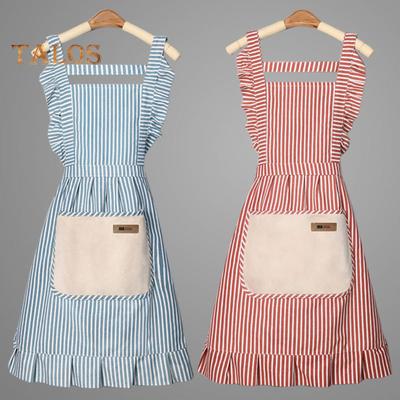 Фартуки для готовки на кухне, регулируемые бретели, мягкие поварские фартуки с большими карманами, унисекс, хлопковый льняной фартук для мужчин и женщин