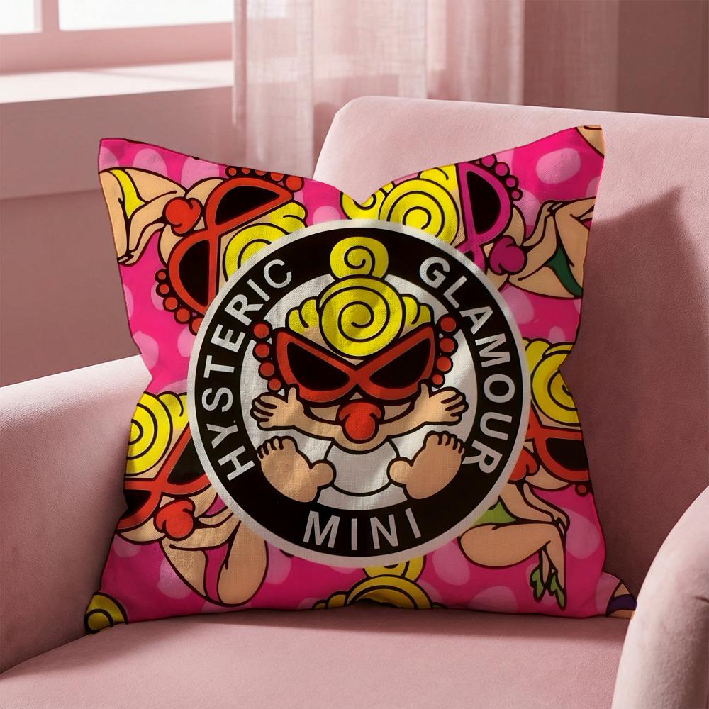 Модная наволочка H-Hysteric-M-MiniS для подушки, многоцелевая, для дома и автомобиля - Двусторонняя, мягкая и прочная для ежедневного использования