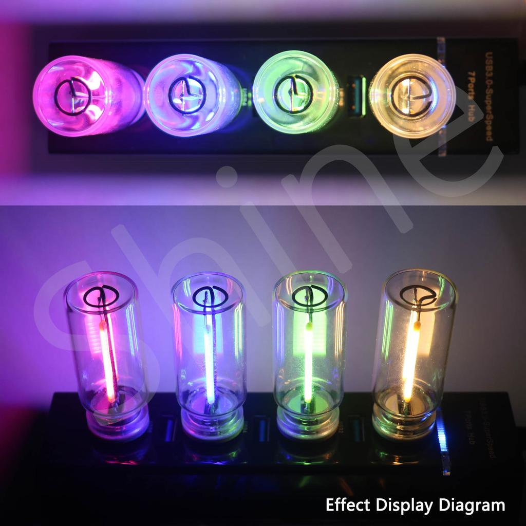 2 шт. Ретро USB DC5V светодиодные бусины сенсорный затемняющий источник света 0,3 Вт светодиодный мобильный интерфейс питания свет мини ночник аксессуары