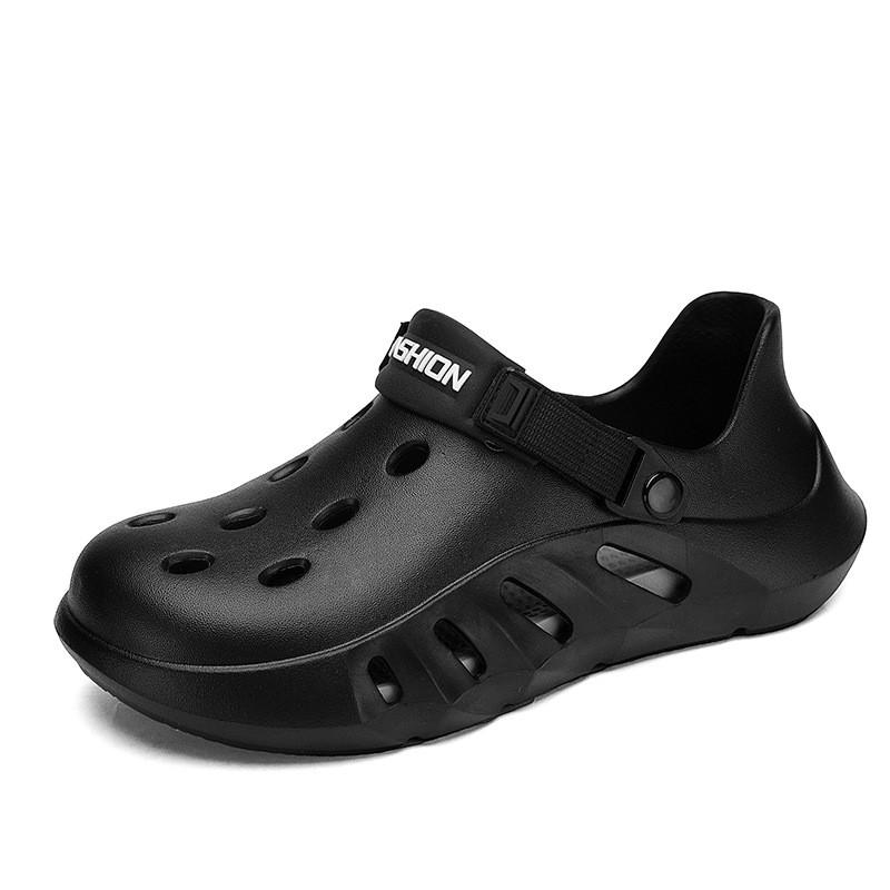 Kids Shoes Mens Outdoor Slip-On Sandals With Breathable Holes Anti-Slip Comfortable Casual Beach Shoes