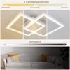 Plafonnier LED - NETTLIFE - 45 cm - 40W - Dimmable (télécommande) - Multicolore