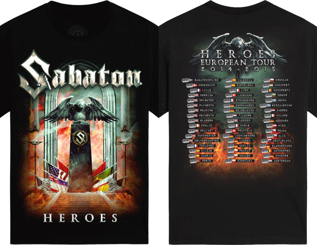 Sabaton Swiss Classic Band Print Unisex Unisex Short Sleeve Attack Of The Dead Unisex Tshirt Casual Cotton Street Y2k Overszied Tees