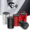 AAAEP1 4Pcs Car Aluminium Alloy Tire Cap Valve Cover Accessories For Opel Corsa D Astra Insignia Mokka Adam Combo OPC Vauxhall Vectra H