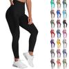 Women's Leisure Seamless Slim Fit Solid Color Sports Hip Lifting Yoga Pants