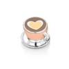 925 Silver Colorful Fruit Birthday Cake Milk Burger Chili Pendant Bead for DIY Women Bracelet Jewelry