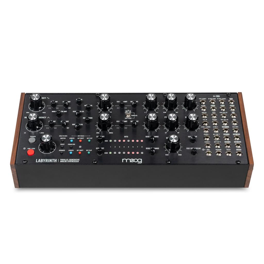 MOOG Labyrinth Parallel Generative Analog Synthesizer Dual Sequencer VC Wave Folder VC Filter Patchbay Semi-Modular