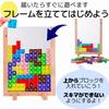 Apricity Tetris-Style 3D Puzzle Montessori Educational Toy [Candy Puzzle] Hourglass Play Cards and Japanese Instructions Included