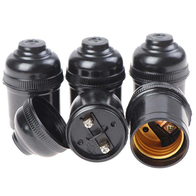 5X E27 4A ретро лампочка патрон подвесной Эдисон винтовой колпачок цоколь фитинги