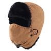Connectyle и Зимняя русская шапка-пилот с ушными клапанами и шапка-ушанка для коричневой мужской женской маски, катания на лыжах,