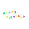 Kikkerland Festoon Happy Birthday Led 10W 122 Cm