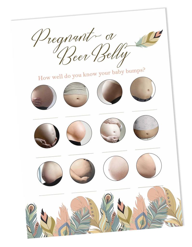 Inkdotpot Игры для беременных или пивных животов Товары для вечеринок Карточки с заданиями Идеи игр для детского душа Гендерно-нейтральные игры Это мальчик или