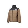 Li Ning Color Block Short Stand Collar Down Jacket Unisex Jacket Ice-Tea AYMT293-9