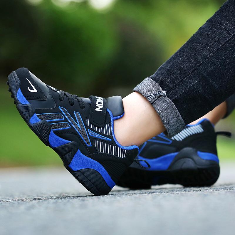 Обувь для мальчиков, дышащая детская повседневная обувь с кожаной поверхностью, кроссовки для мальчиков, кроссовки для девочек