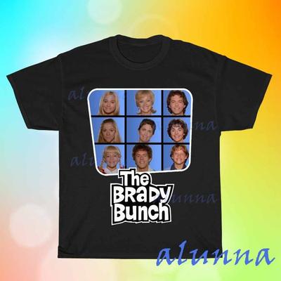 Новая футболка для мужчин Черная The Brady Bunch ТВ-шоу Смешная Размеры от S до 5XL