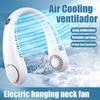 Portable Hanging Neck Fan Digital Display Power Ventilador Bladeless Neckband Fans Air Cooler USB Charging Camping Electric Fan