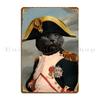 Napoleon Blue Cat Metal Sign Party Bar Wall Mural Vintage Create Tin Sign Poster