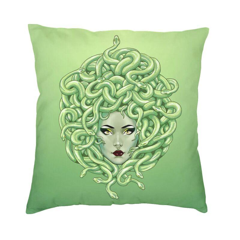 Греческая мифология Медуза голова змеи с принтом наволочка для дома, гостиной, дивана, украшения автомобиля, наволочка