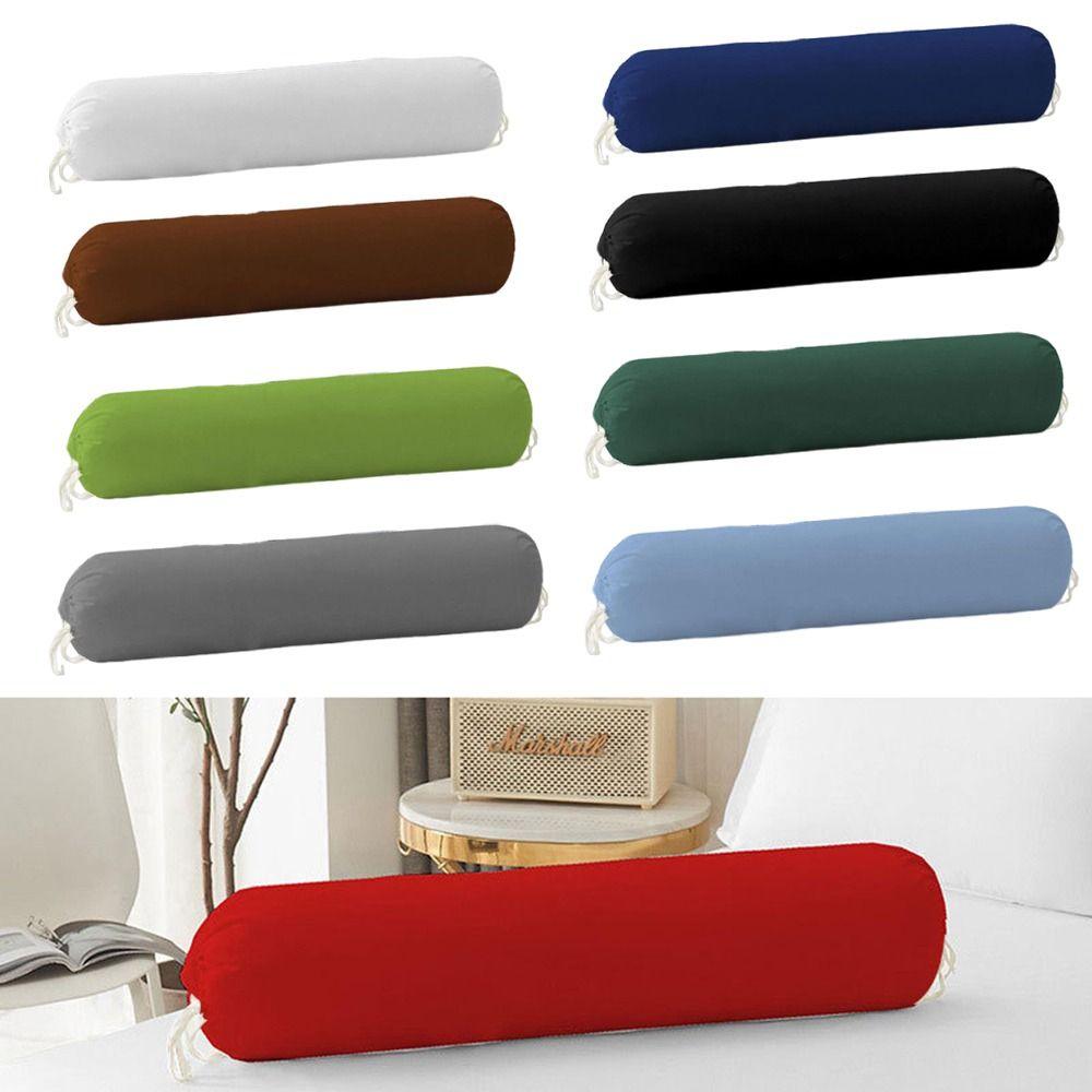 Washable Cylindrical Pillowcase 106x35cm Pillow Sleeves Round Bed Roll Cushions Bedroom