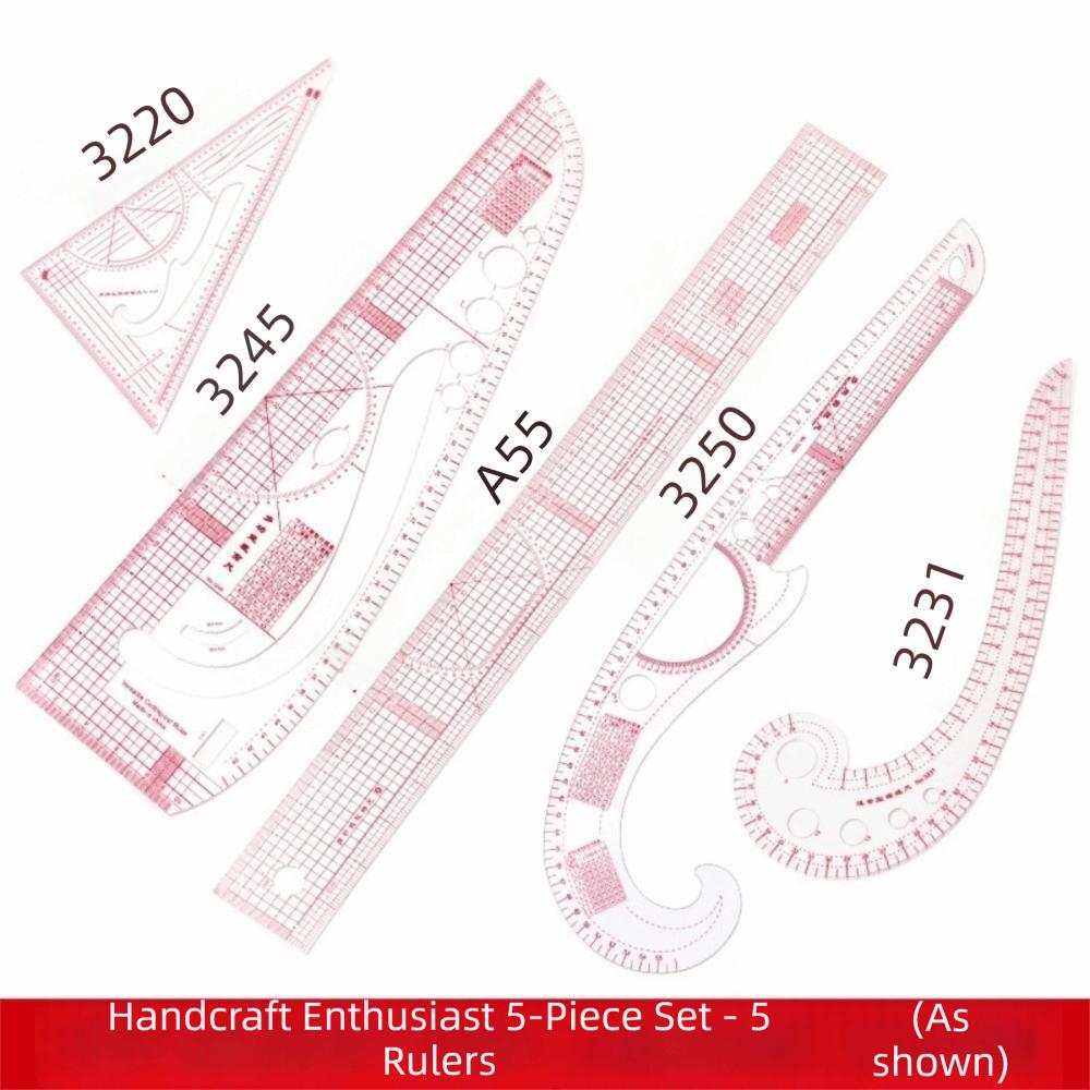 High Precision French Curve Ruler Clear Lines Dressmaking Ruler Tailoring Template Dressmaking