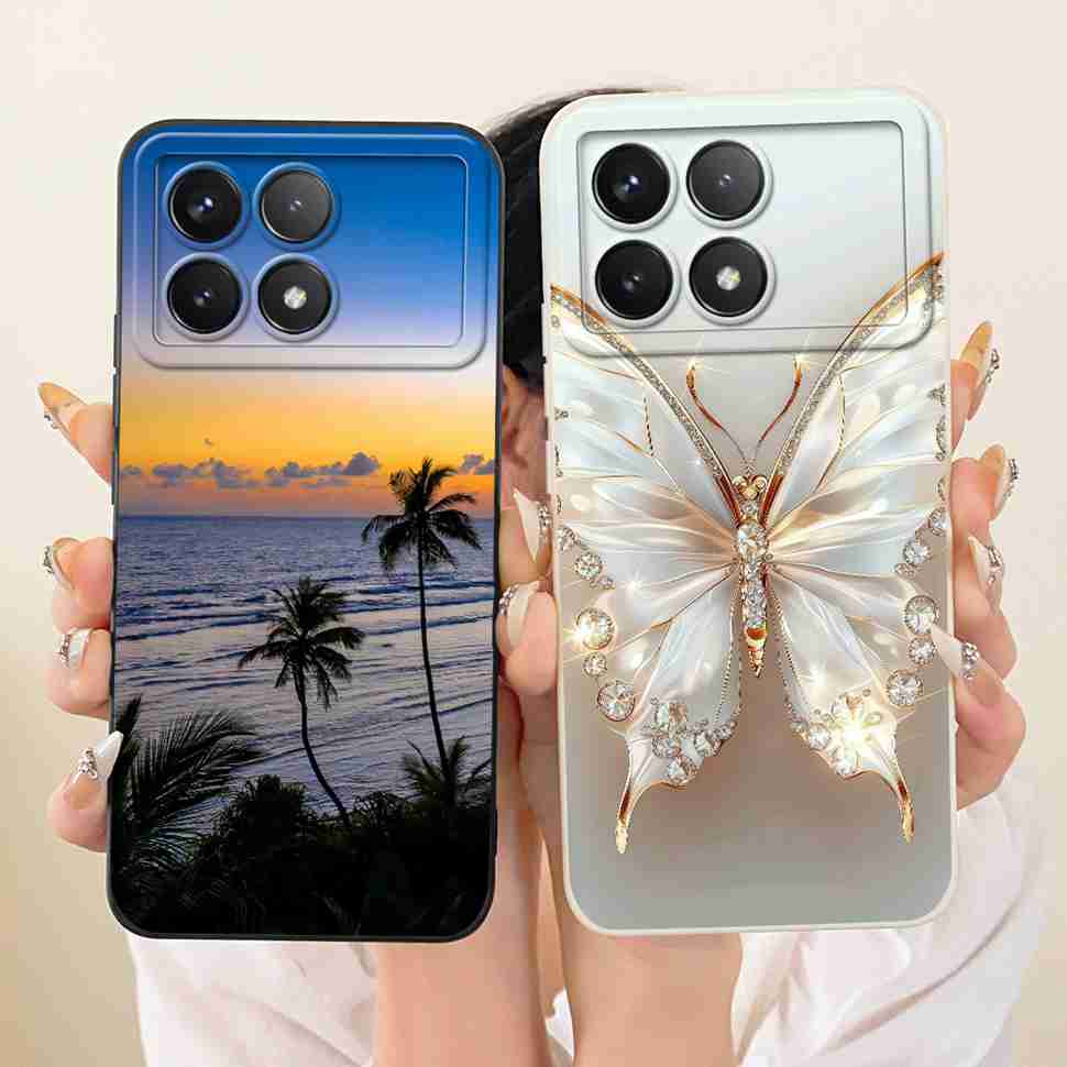 Fashion Luxury Painting For Redmi K70E 2311DRK48C Case Silicone Back Cover For Redmi K 70E K70e 5G Phone Cases Bumper Capa