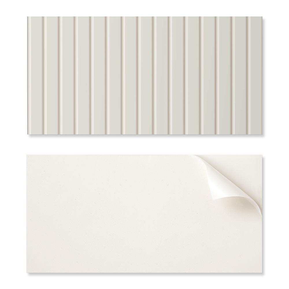 Aesthetic Vinyl Wallcovering with Print 100x50 cm Vertical Texture Stripes