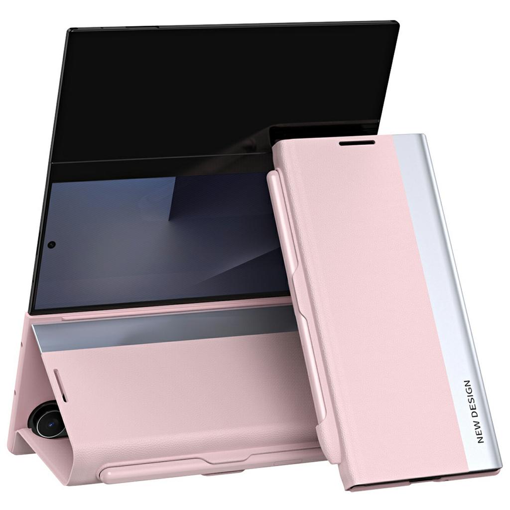 For Samsung Galaxy Z TriFold 5G Case Stand Shockproof Pen Slot PU + PC Phone Cover with Stylus