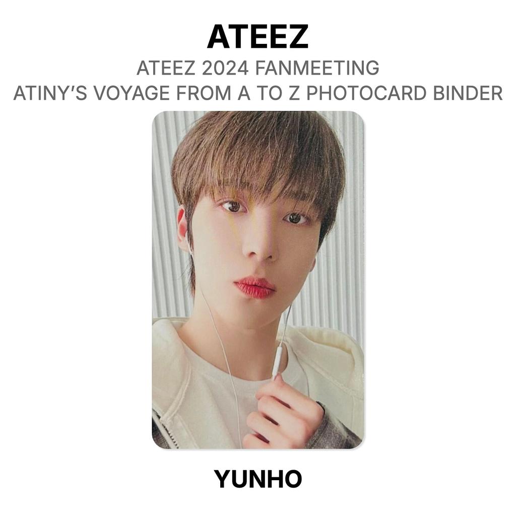 ATEEZ ATEEZ 2024 ФАН-ВСТРЕЧА ATINY’S VOYAGE FROM A TO Z БИНДЕР ДЛЯ ФОТОКАРТОЧЕК Официальная фотокарточка