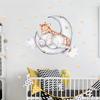 Elephant Giraffe Wall Stickers Animal Pattern Moon Child Wall Stickers for Kids Rooms Vinyl Wall Decorative